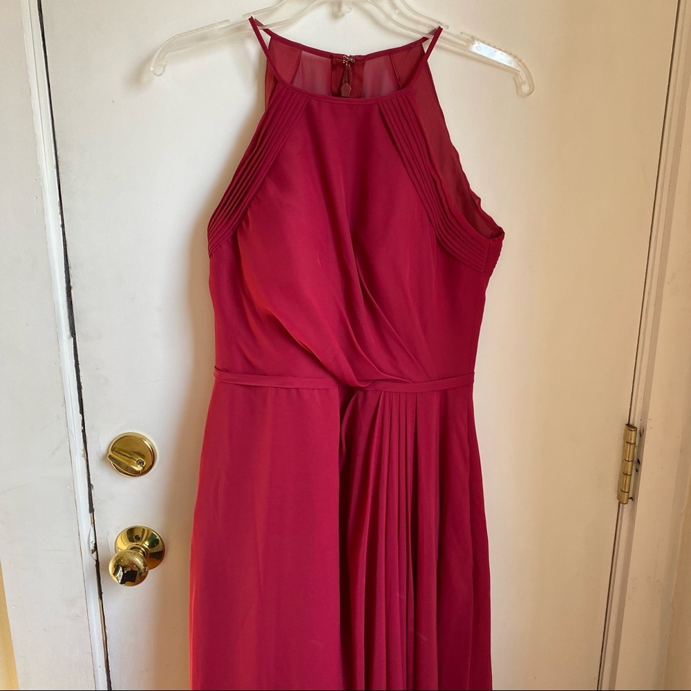 Azazie Heather Bridesmaid Dress, Burgundy, A8
